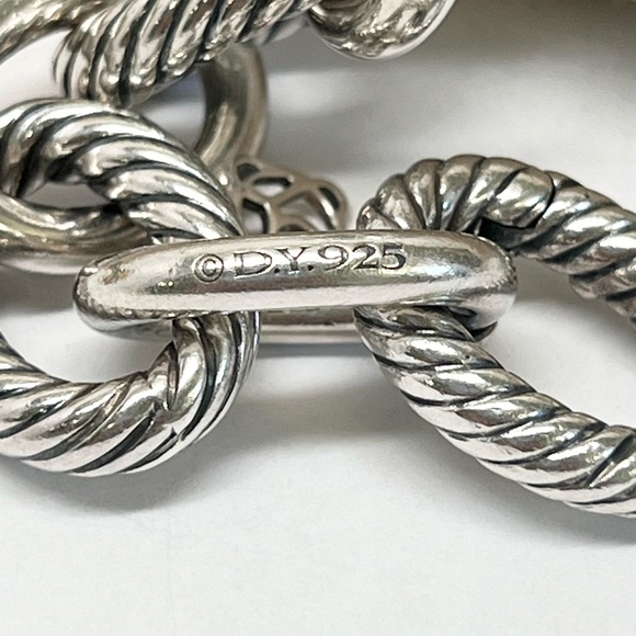 David Yurman Xtra Large Oval Link Chain Bracelet .925 - Picture 5 of 8